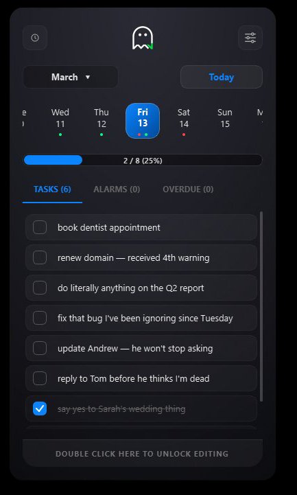 Tasks view